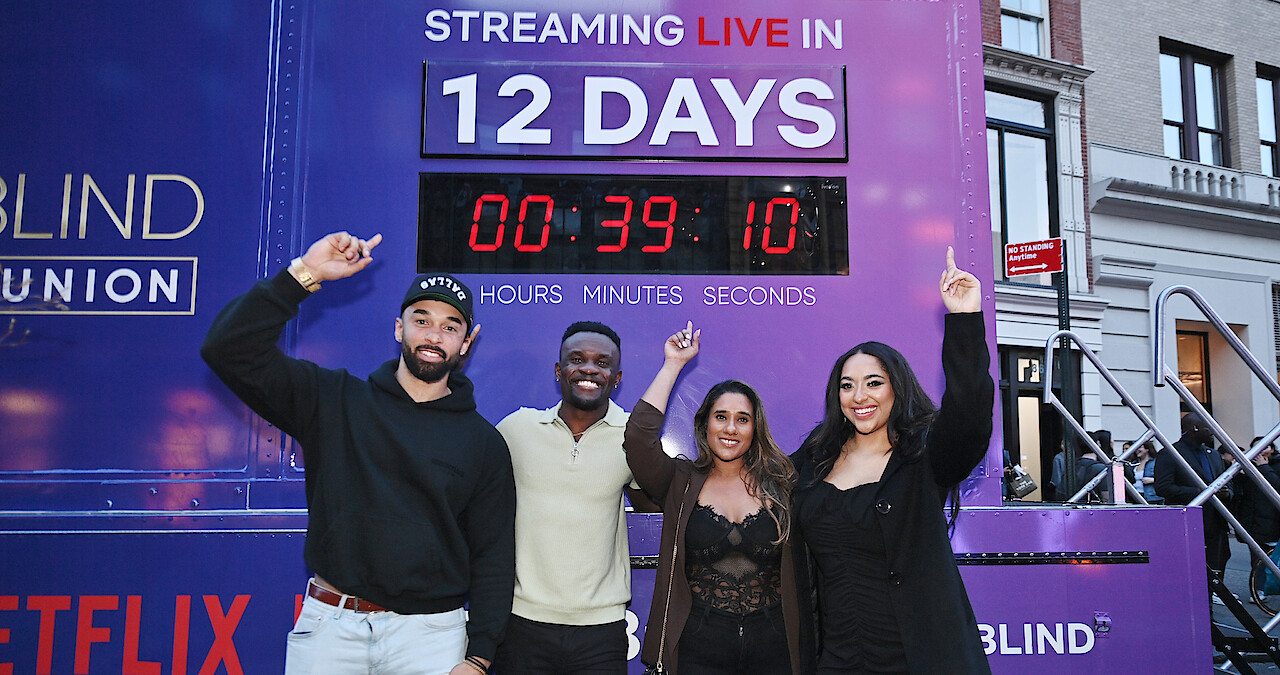 Netflix Love Is Blind Pod Tour — custom-built pod truck on a cross-country tour where fans went on blind dates inside the iconic show pods.